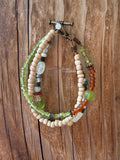 Handcrafted Multi-Strand Bohemian Beaded Bracelet