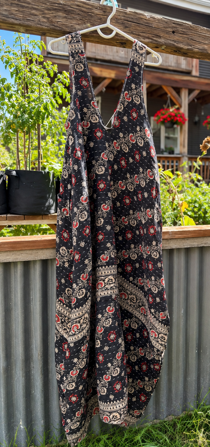 Midnight Kantha Jumper