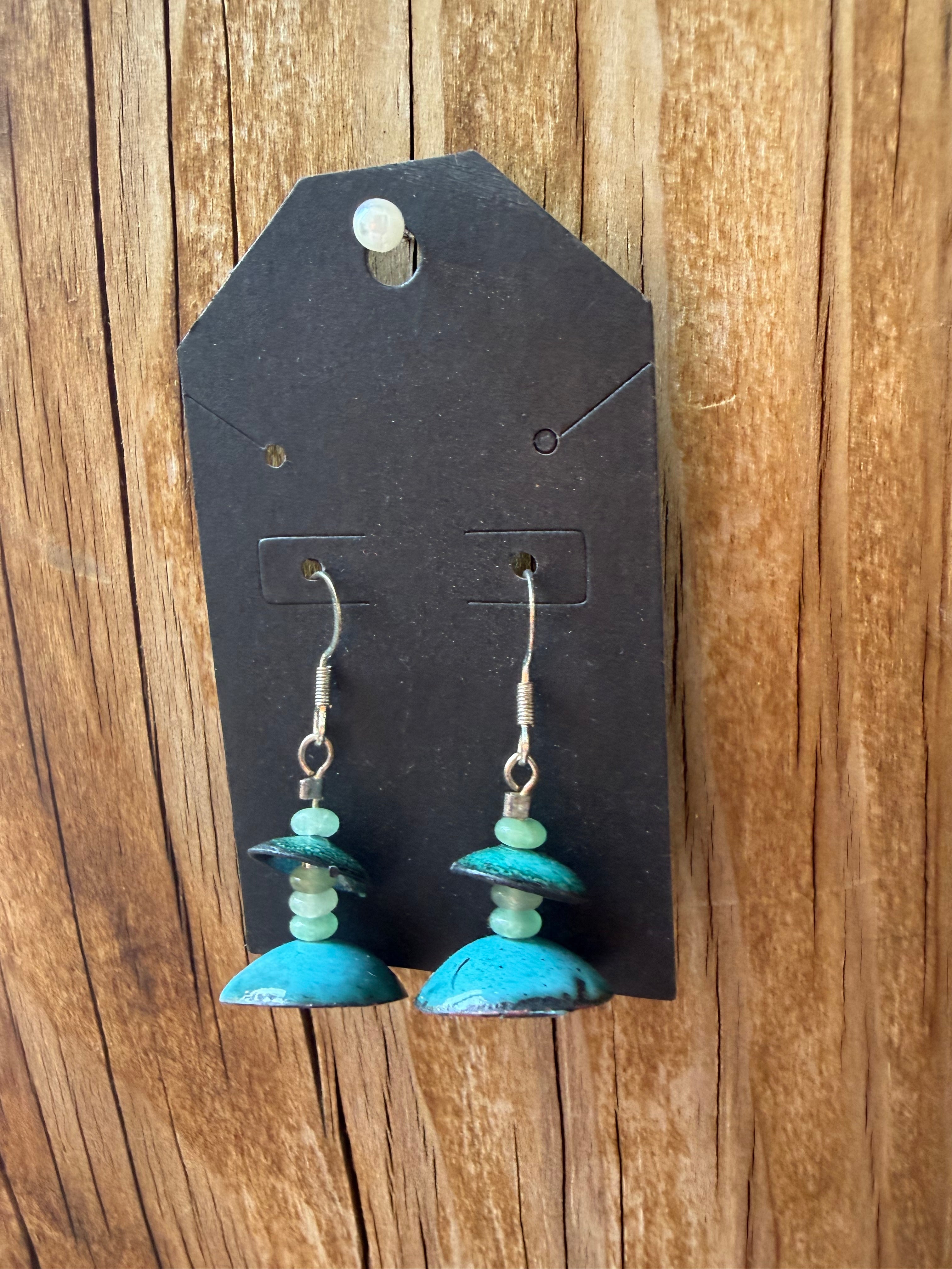 Sea Breeze Layered Enamel Earrings