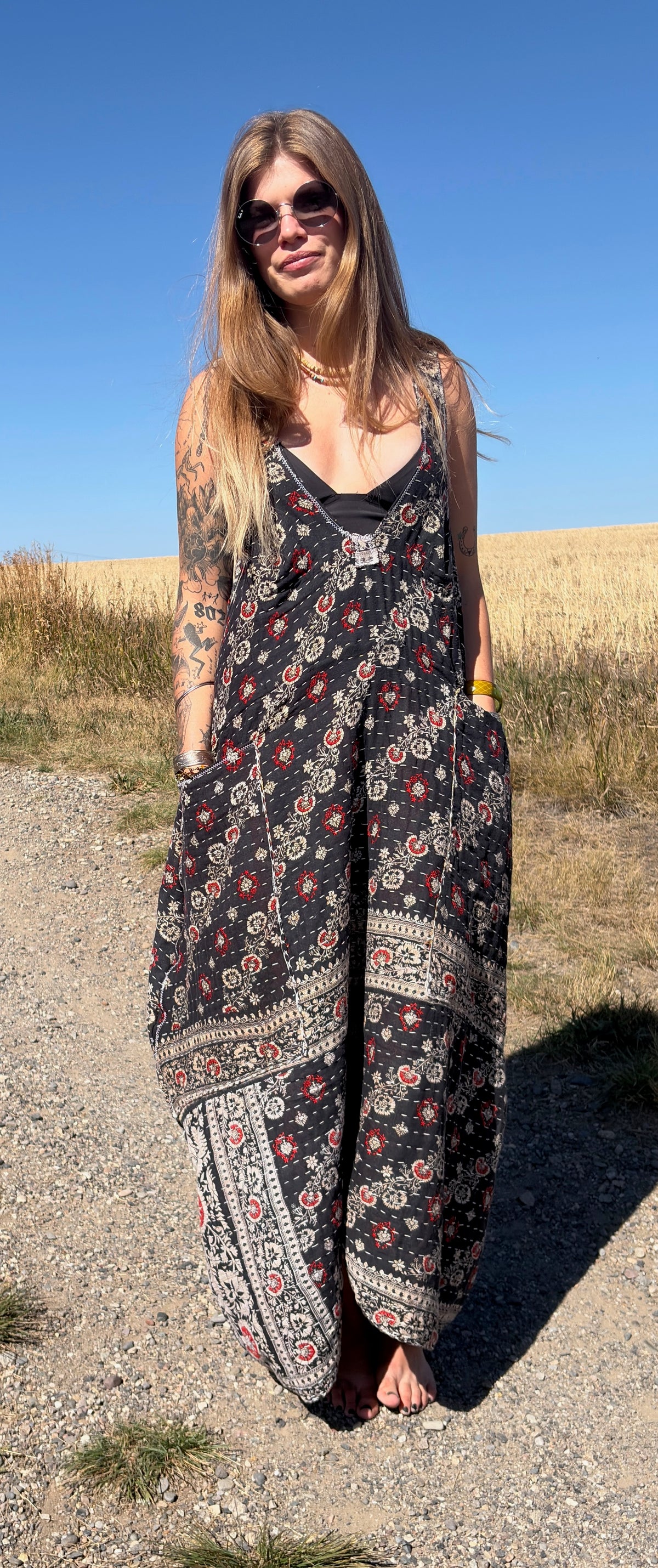 Midnight Kantha Jumper