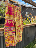 Golden Poppy Kantha Pants