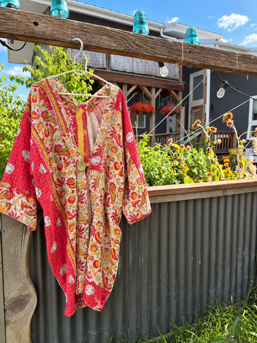 Wildflower Kantha Robe